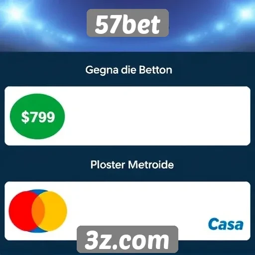 Comparativo de métodos de pagamento na 57bet